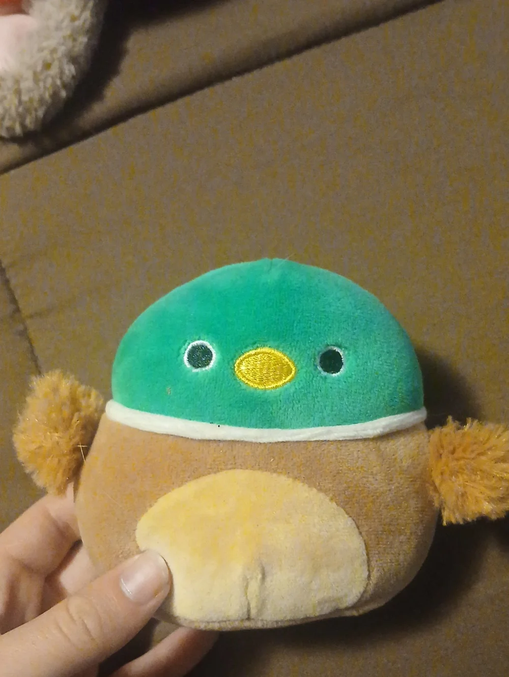 Squishmallows Green and Brown Plush Bird Toy